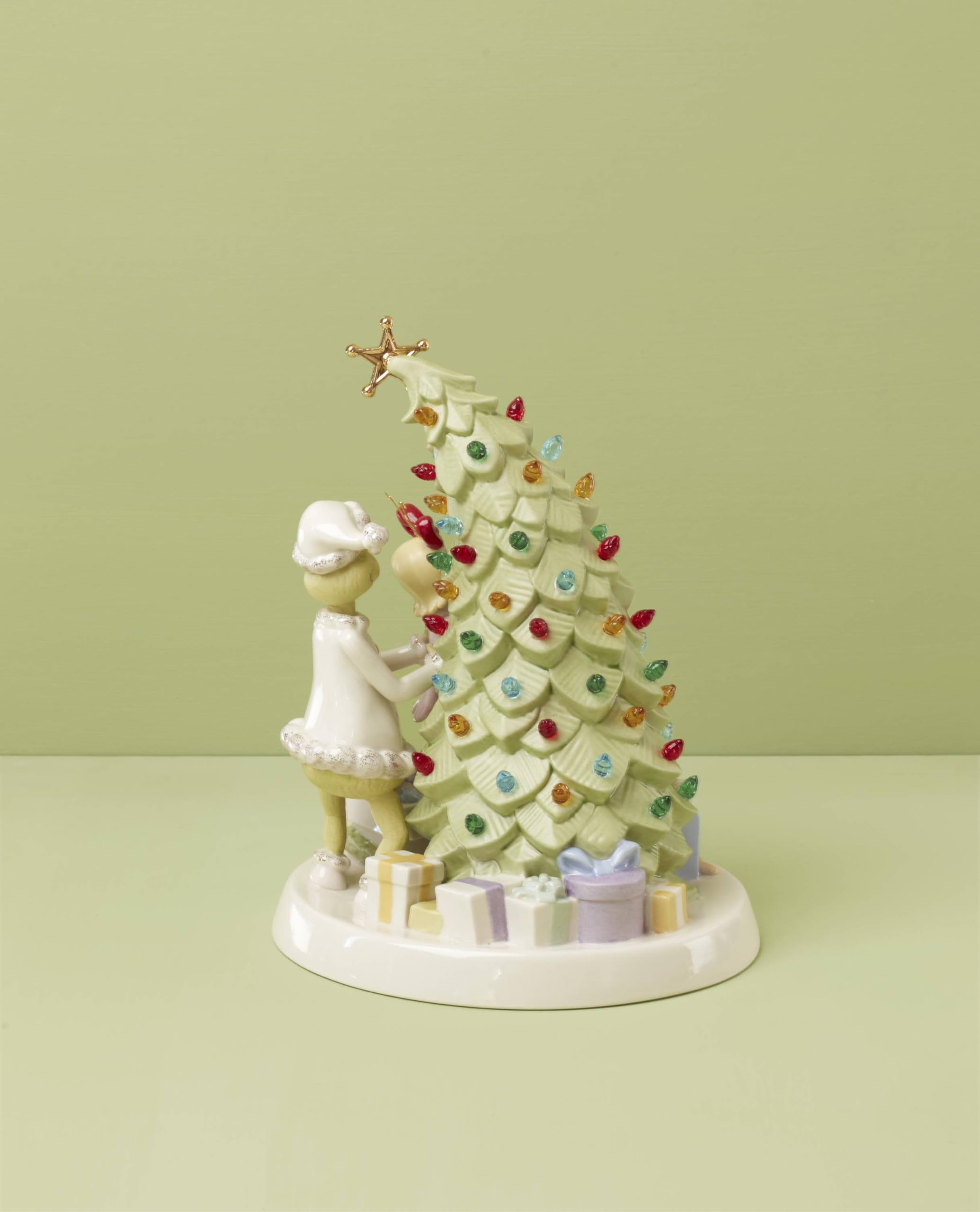 Amazon.com: Lenox Merry Grinchmas Trimming The Tree Light-Up